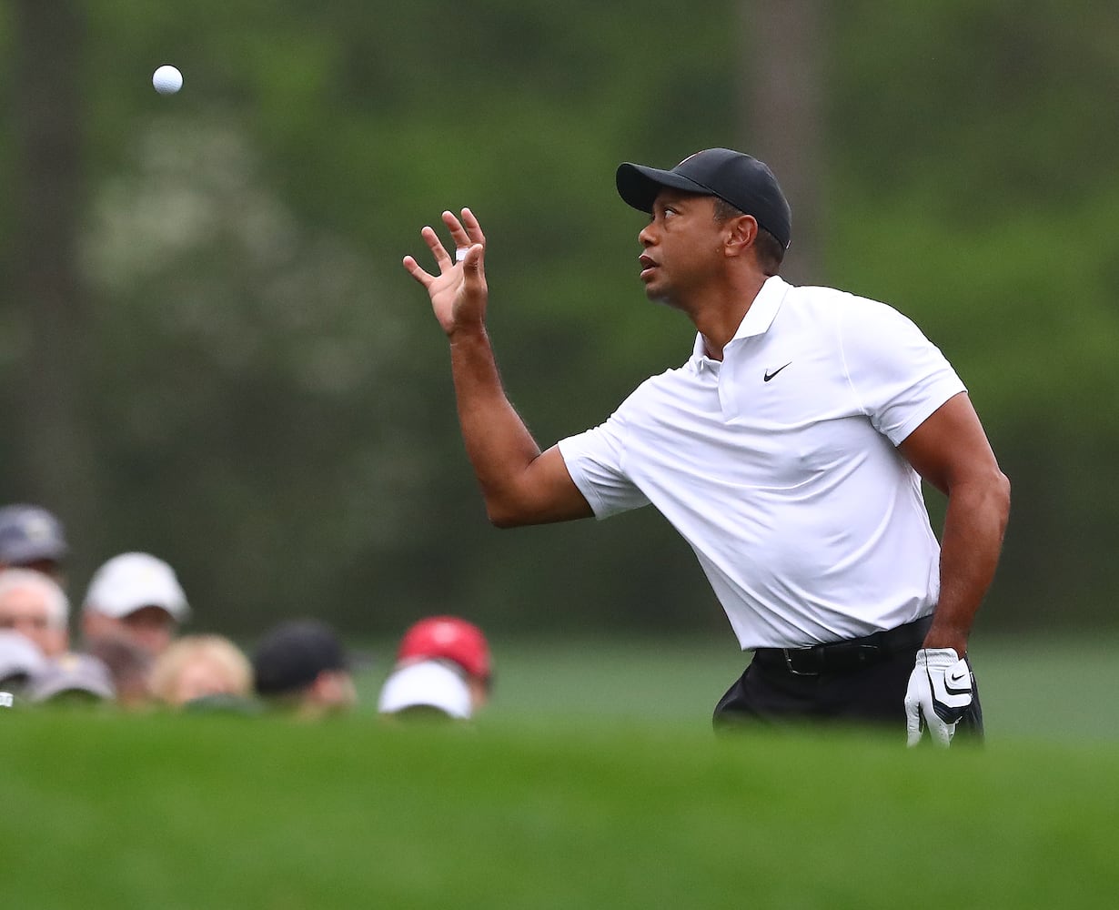 Tiger Woods at the Masters