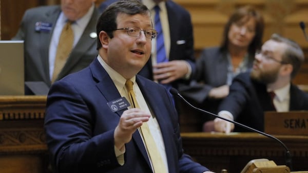 State GOP Chair Josh McKoon said the party "will not abandon" the 16 fake electors who in 2020 tried to cast the state's votes in the Electoral College for Donald Trump. The party has been paying their legal fees, which have surged this year as Fulton County prosecutors investigate their efforts as part of a larger probe into efforts by Trump and his allies to overturn the election in Georgia, which Democrat Joe Biden won by about 12,000 votes. BOB ANDRES/BANDRES@AJC.COM