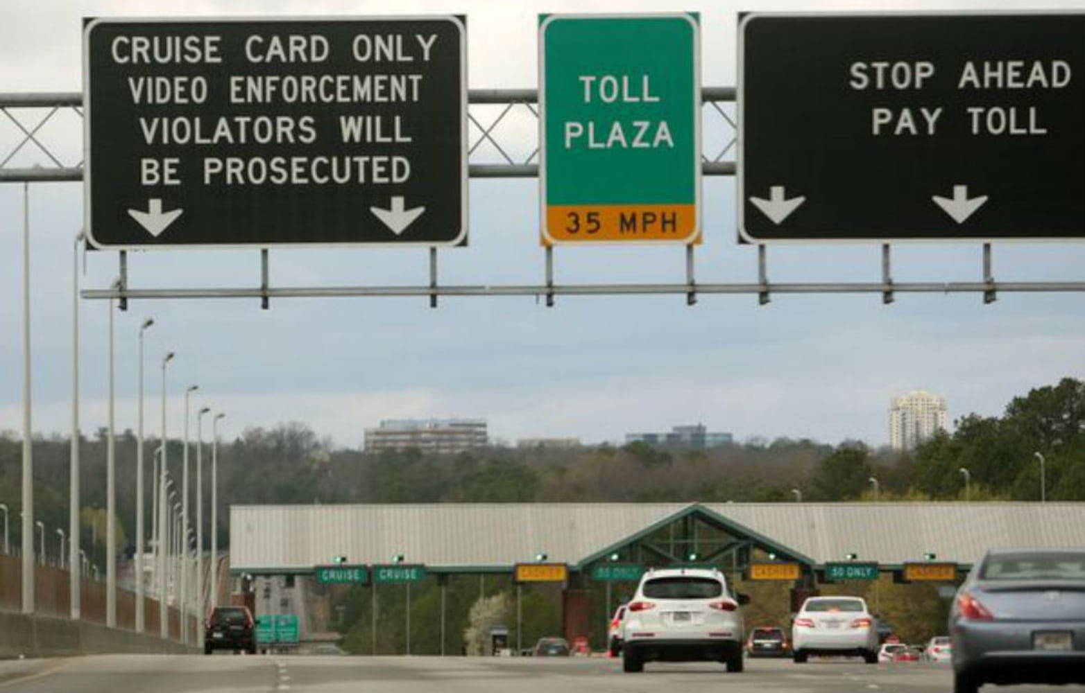 Georgia 400 toll plaza