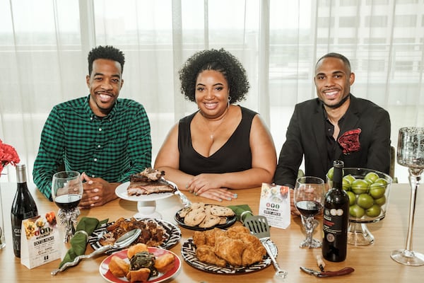 Black Restaurant Week founders (from left) Derek Robinson, Falayn Ferrell and Warren Luckett. / Courtesy of Black Restaurant Week