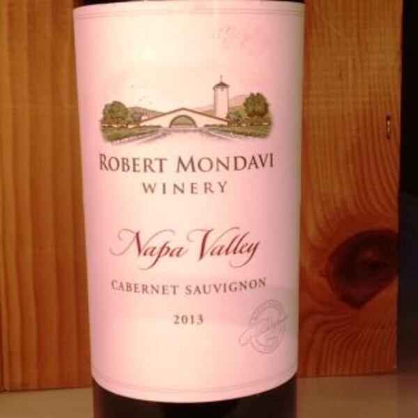 2013 Robert Mondavi Winery Cabernet Sauvignon, Napa Valley, Calif.