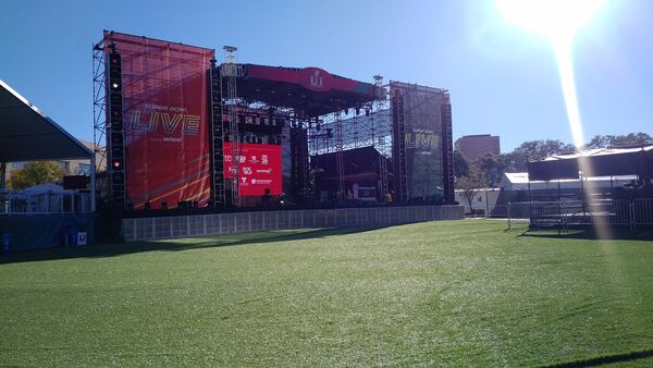  The Music LIVE stage. Photo: Melissa Ruggieri/AJC