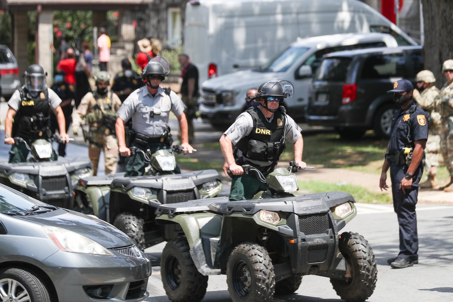 Stone mountain protest