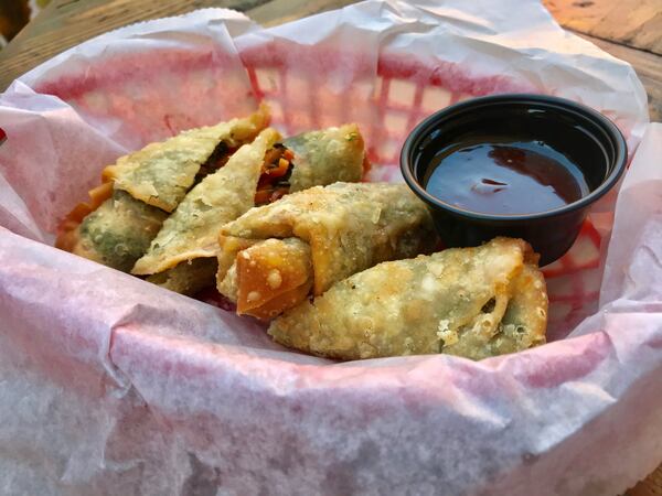 Escobar’s menu includes collard green spring rolls. LIGAYA FIGUERAS / LFIGUERAS@AJC.COM