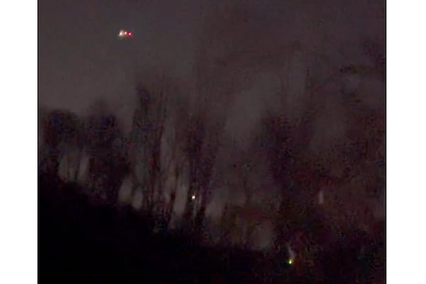 FILE - In this image taken from video provided by MartyA45_, several drones appear to be flying over Randolph, N.J., on Wednesday, Dec. 4, 2024. (MartyA45_ /TMX via AP, File)