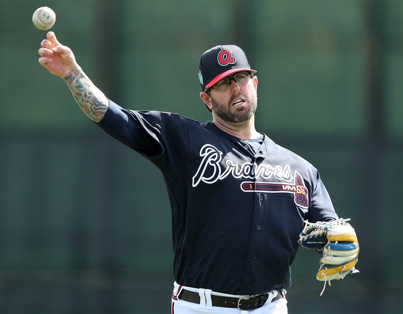 Photos: Braves' spring training continue