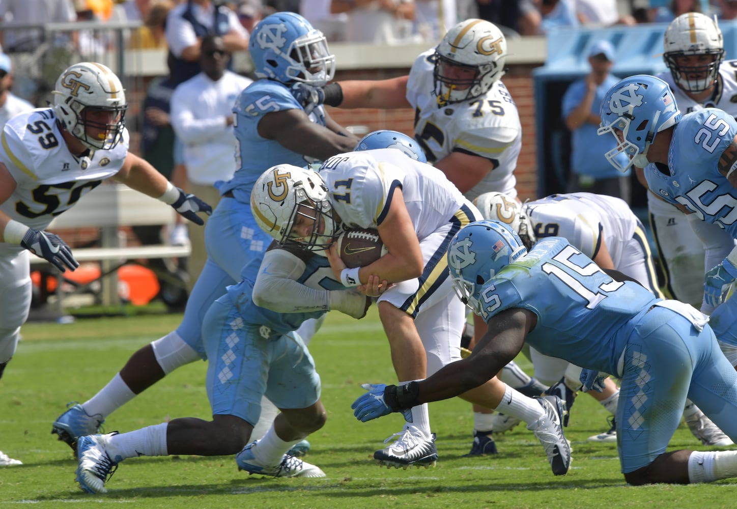 Photos: Georgia Tech cruises past North Carolina