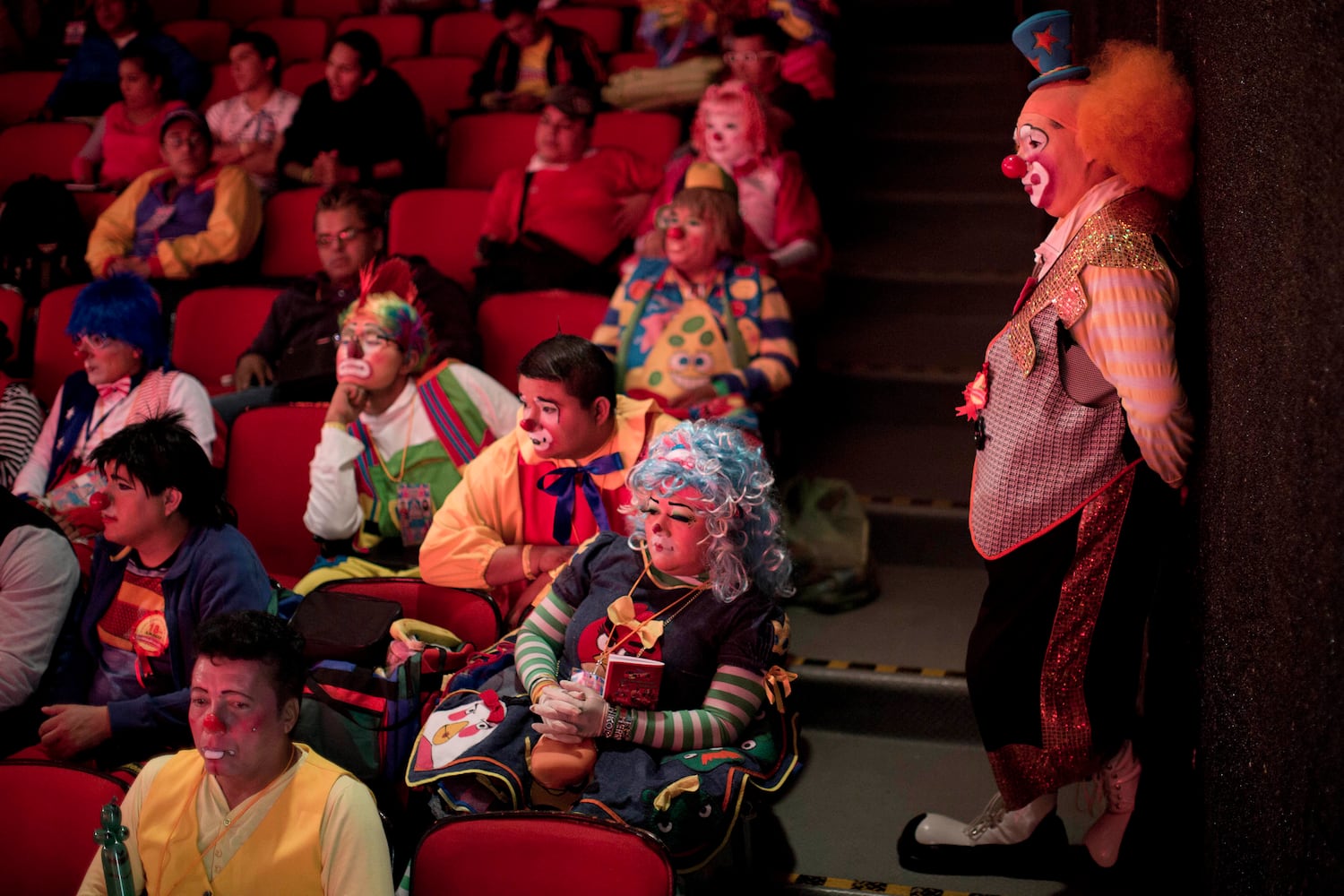 Clowns gather in Mexico City