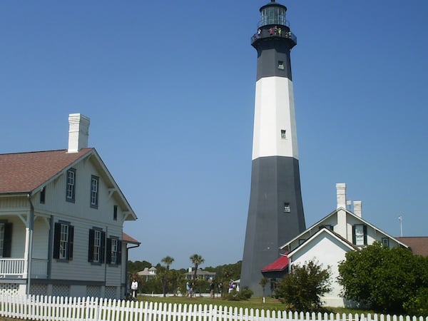 The observation deck at the top of the lighthouse tower at Tybee Island Light Station provides the best view from on high in the area. CONTRIBUTED BY BLAKE GUTHRIE