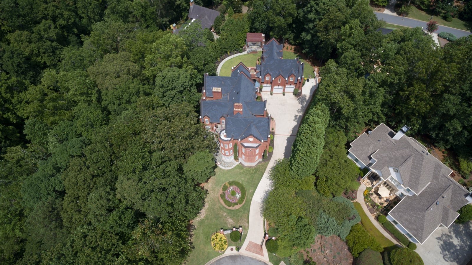 A look at 3863 Streamside Drive in Marietta, which is being sold for $2.5 million. The 12,000-square-foot castle sits on an acre just off Sope Creek.