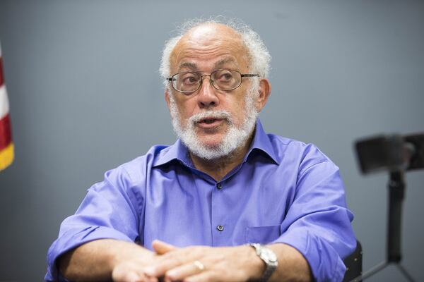 Leon Van Gelderen speaks during a press conference at the DeKalb County Police Services Department, Friday, August 17, 2018. The family is offering $25,000 for their daughter Jenna Van Gelderen’s safe return. (ALYSSA POINTER/ALYSSA.POINTER@AJC.COM)