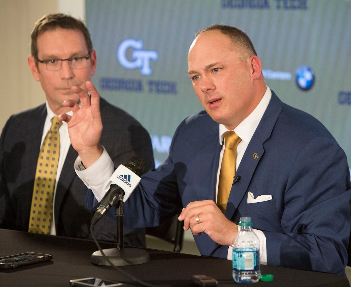 Photos: Georgia Tech welcomes new coach Geoff Collins