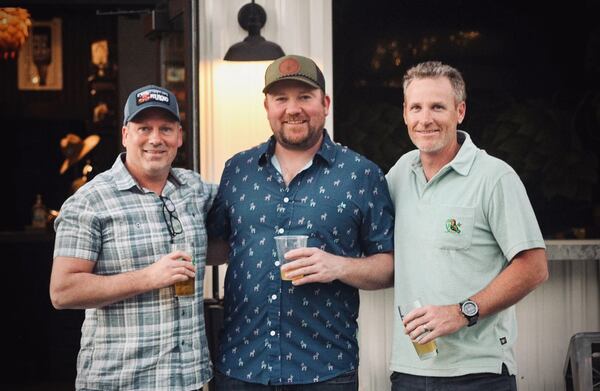 Cultivation Brewing partners, from left: Tate Clements, Britt Lancaster and Paul Bennet (Courtesy of Cultivation Brewery Co.)