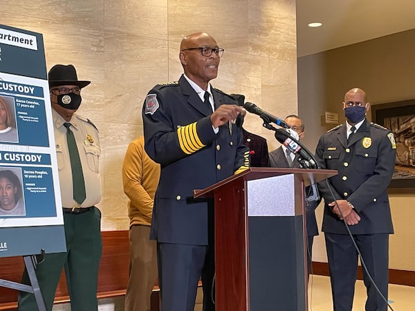 Douglasville police Chief Gary Sparks shared details Tuesday about multiple arrests made in a New Year's Eve shooting that left a 15-year-old dead.