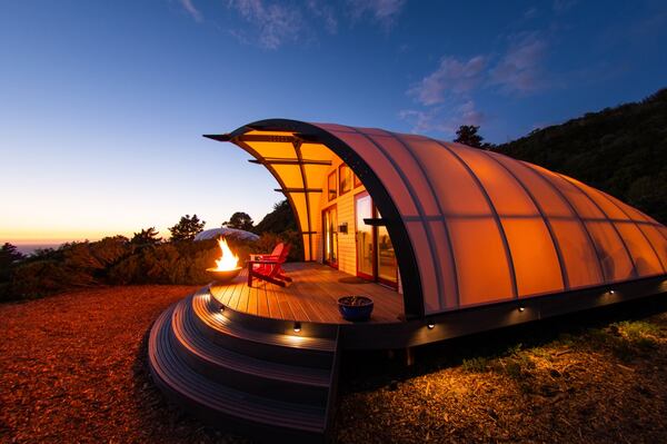 Treebones Resort in Big Sur, California, has yurts, autonomous tents and a hand-woven two-story hut for overnight stays. Brittany App