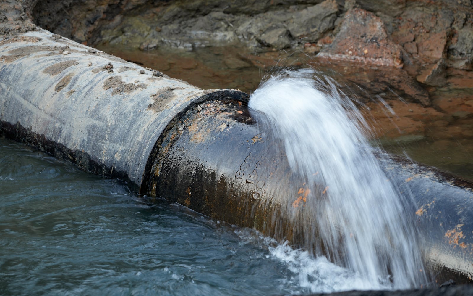 DeKalb broken water main Jan. 15, 2025