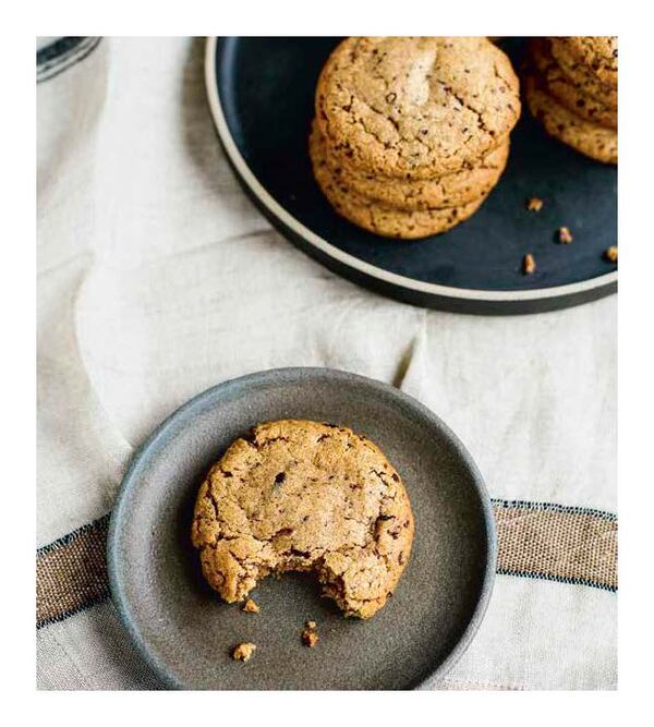 The Little Tart Bakeshop offers salted peanut butter cookies with cacao nibs. Courtesy of Rinne Allen