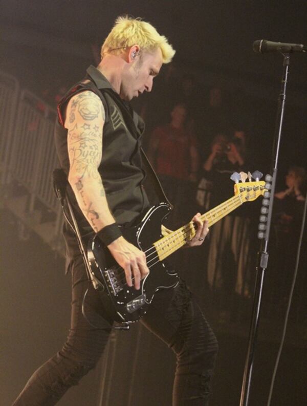  The ever-cool Mike Dirnt. Photo: Melissa Ruggieri/AJC