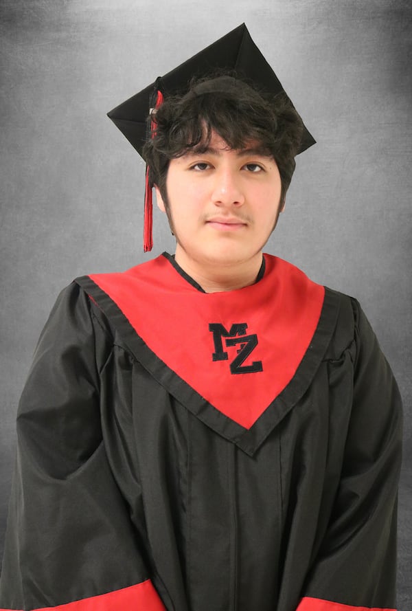 Jorge Ramirez is valedictorian at Mount Zion High School in Clayton County. (Courtesy photo)