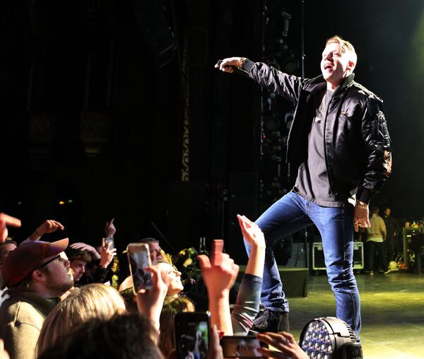 Macklemore engaging with fans. Photo: Robb Cohen Photography & Video/www.RobbsPhotos.com