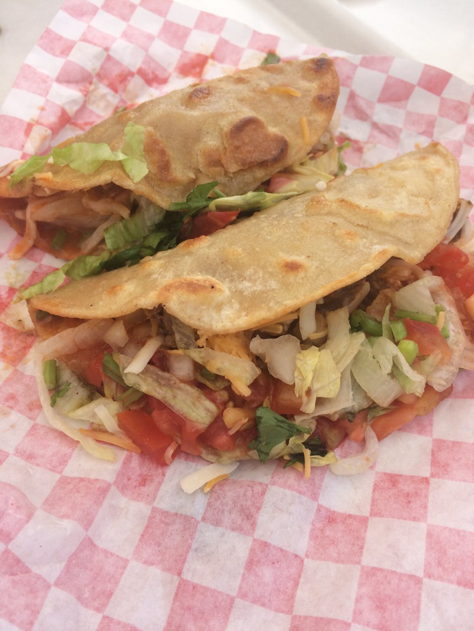 Soft-shell steak (front) and chicken tacos are good bets at Taco Pete in East Point. CONTRIBUTED BY WENDELL BROCK