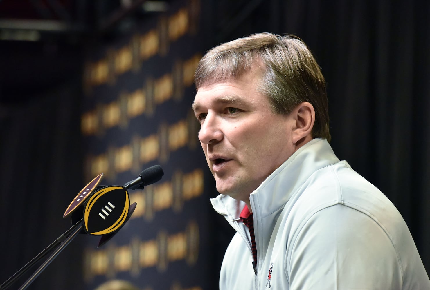 Photos: Bulldogs meet the press during Media Day at Philips Arena