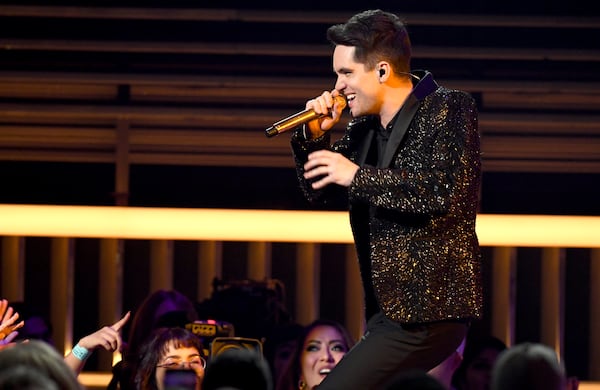 Brendon Urie of Panic! at the Disco performs onstage during the 2019 Billboard Music Awards at MGM Grand Garden Arena on May 1, 2019 in Las Vegas. (Photo by Kevin Winter/Getty Images for dcp)