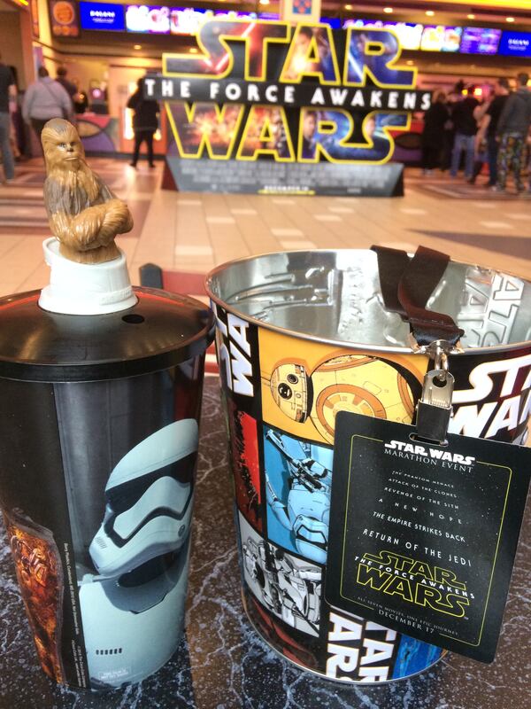 Regal Atlantic Station is all "Star Wars," all the time today.