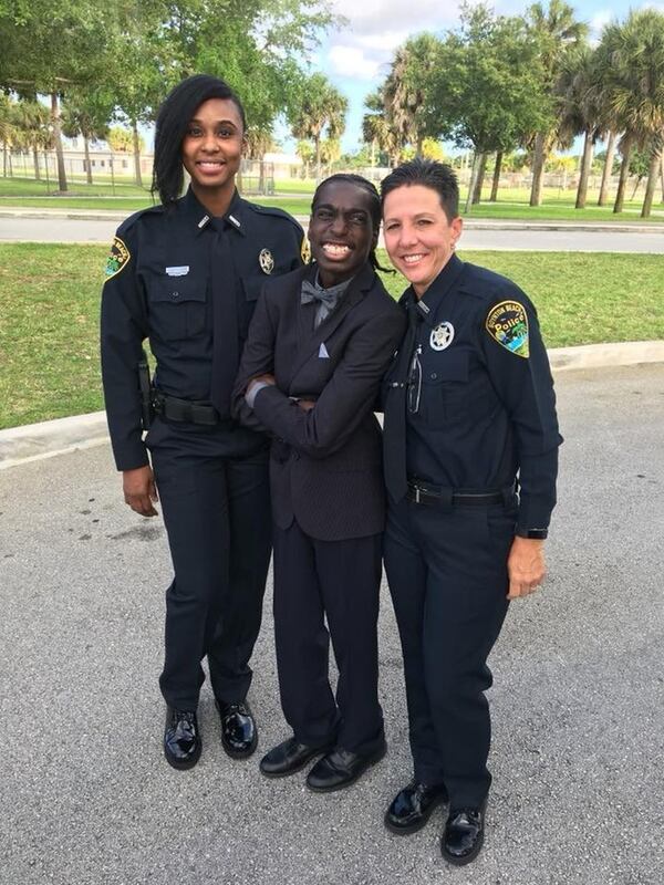 Boynton Beach Police officers took six special-needs students to their prom at John I. Leonard High on May 5, 2018.