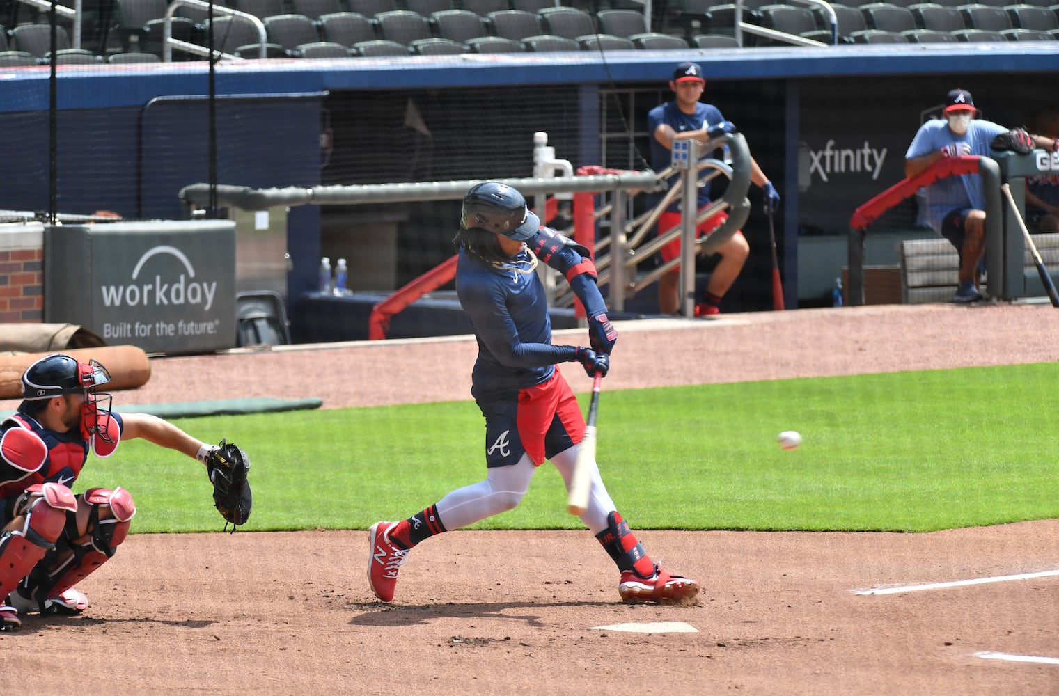 Photos: Braves continue workouts