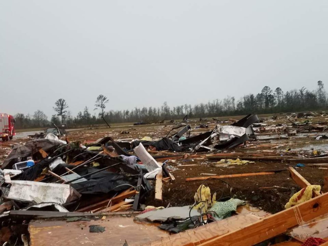 Strong storms moved through Georgia causing deaths and damage