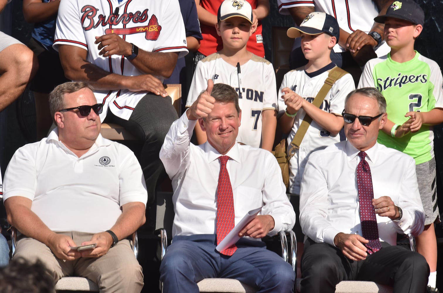 Photos: Braves celebrate landing All-Star game