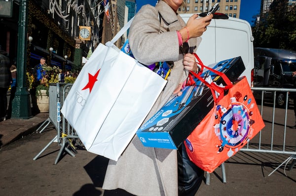 Stay aware of your surroundings while holiday shopping, metro Atlanta police agencies advise. (Mathias Wasik/The New York Times)