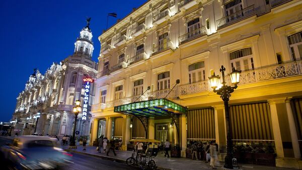 Hotel Inglaterra, at right, in Havana, Cuba. (Al Diaz/Miami Herald/TNS)