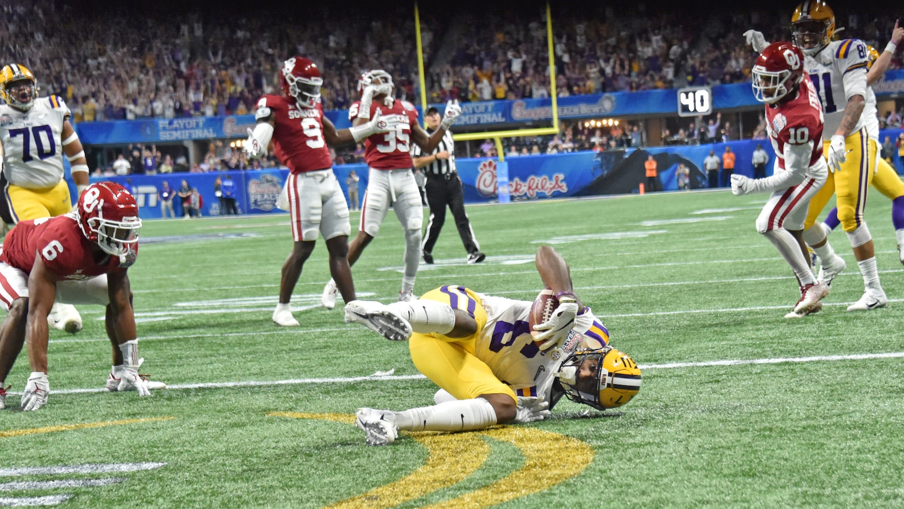 Photos: LSU, Oklahoma meet in Peach Bowl in Atlanta