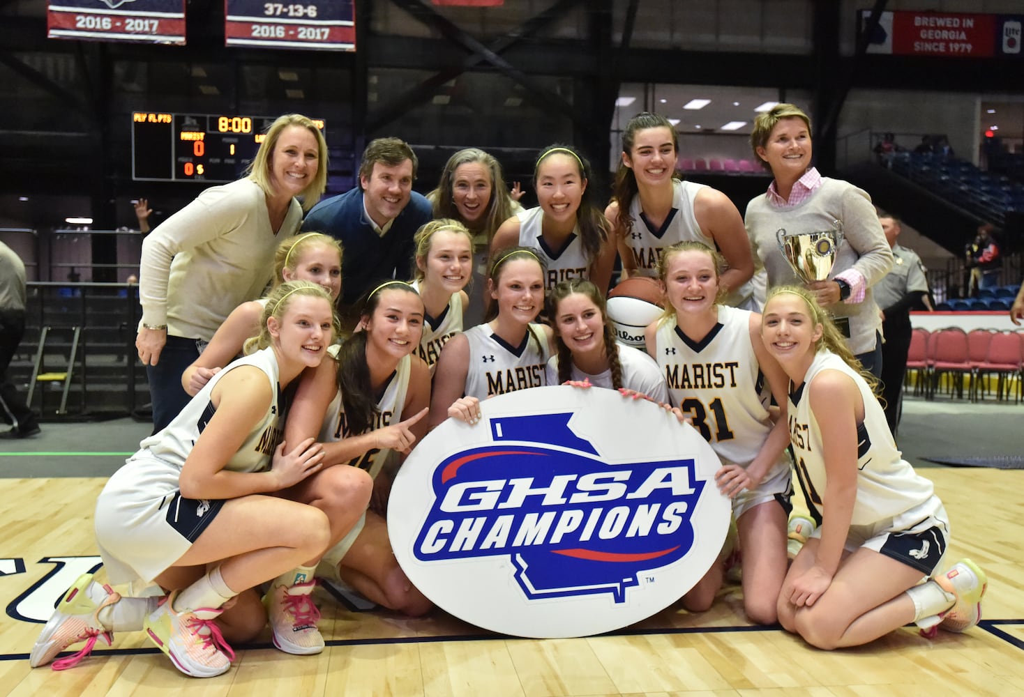 basketball finals: Luella vs. Marist girls