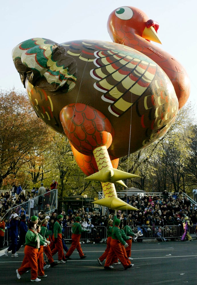 Macy's Thanksgiving Day Parade floats through the years