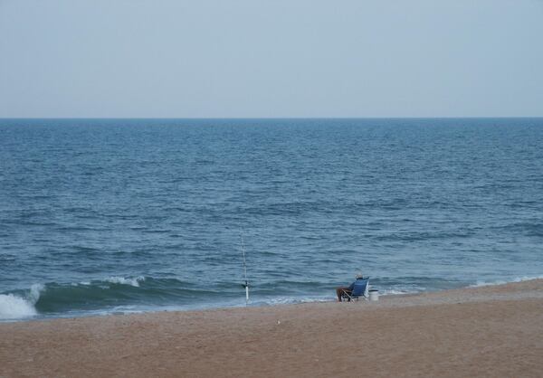 Dick Woodward of Paulding County took this photo several years ago at Daytona. "I call it 'Serenity' and think of the quote, 'Tranquility is a beach state of mind,'" he wrote. "Also, my fishing buddy and I always responded to questions about what we'd caught, 'Fishing is not about catching fish.'"