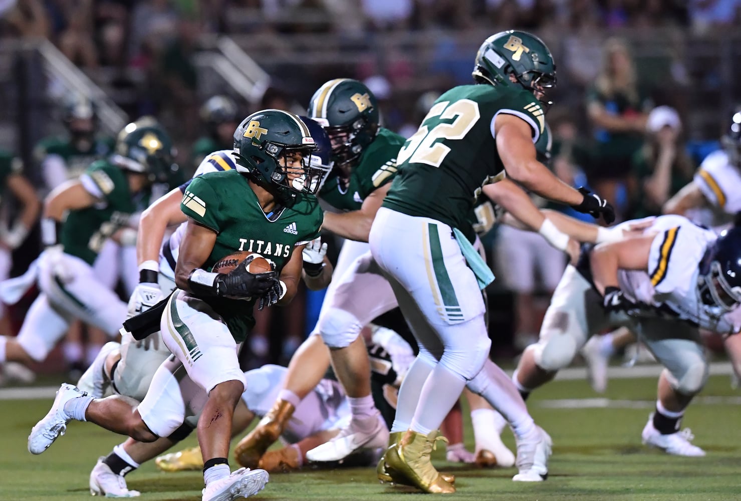 high school football: Marist at Blessed Trinity