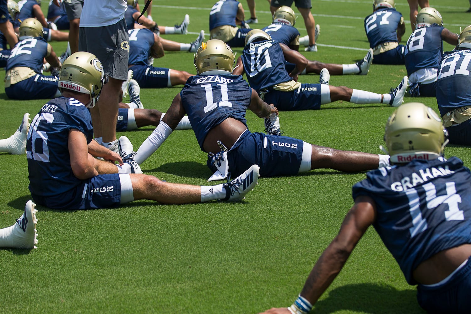 Photos: New coach Geoff Collins has Georgia Tech on the field