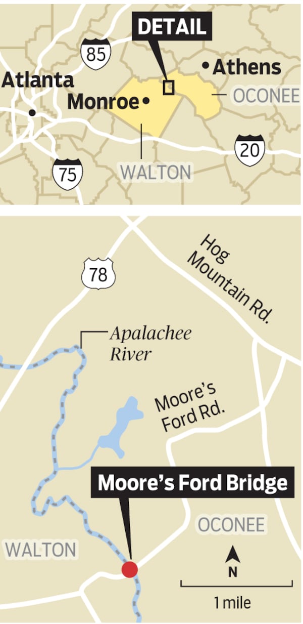 The 1946 lynching of Roger and Dorothy Malcom and George and Mae Dorsey occurred in what was then a remote stretch of Walton County, 50 miles east of Atlanta. (AJC)