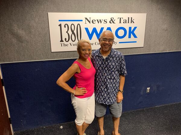 Carol Blackmon and Mike Roberts reunited to talked about their V-103 show with Sean Garvey on WAOK-AM July 25, 2022. CONTRIBUTED