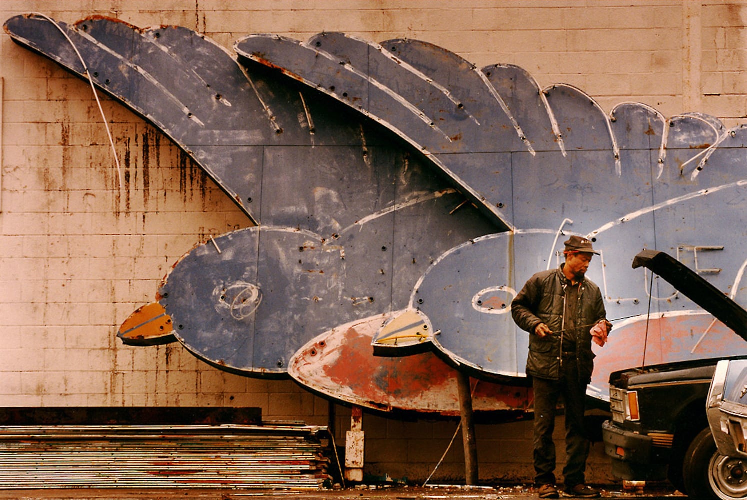 Atlanta's history in neon: The Blue Bird Truck Stop