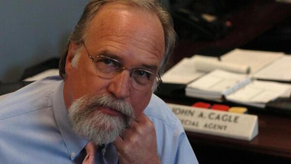 John Cagle, shown at the GBI offices in Cleveland, Ga. in 2008, had a 35-year- career with the GBI that  was mainly focused on drug cases. One of his biggest investigations was the murder of 24-year-old hiker Meredith Emerson.