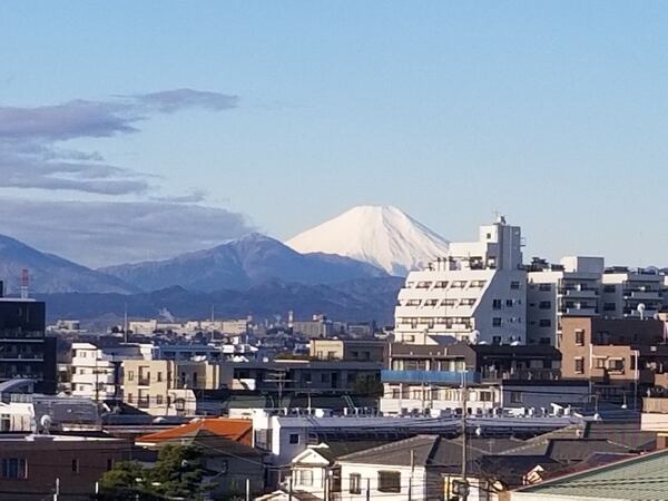 Renee and Clyde Smith were among the first passengers from the Diamond  Princess cruise ship to test positive for the novel coronavirus. 
"We were taken to Tachikawa Hospital in Tokyo, Japan,  where we stayed for 31/2 weeks. This was our view of Mt Fuji from our hospital window," they wrote.