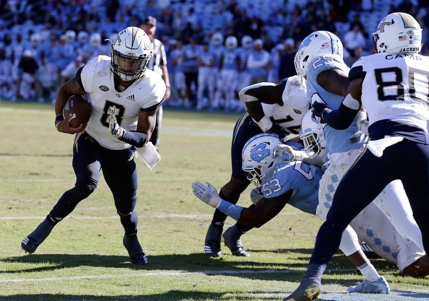 Photos: Jackets earn road win over Tar Heels