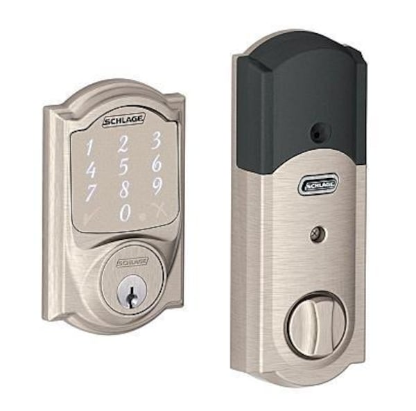 The Schlage Sense Smart Door Lock can be paired with your smart home devise for easy locking and unlocking options.