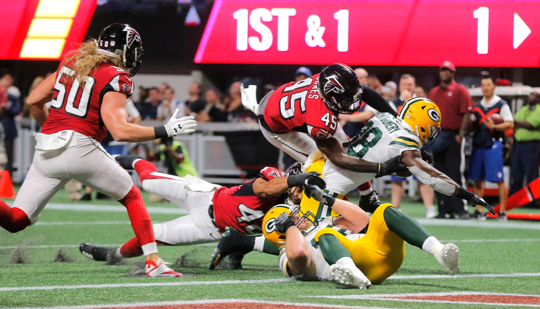 Falcons host Packers