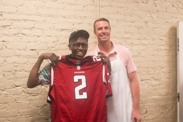 During his 32 years as kitchen director at Crossroads Community Ministries, Clyde Corbin, met a number of altruistic celebrities and athletes helping Atlanta’s homeless community, including Atlanta Falcon quarter Matt Ryan. 