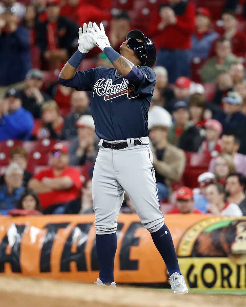 Photos: Ronald Acuna makes debut with Braves